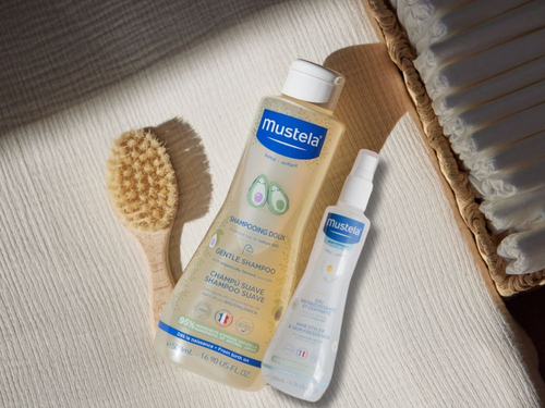 Brosse eau rafraichissante shampoing doux rollover - Mustela France - 8