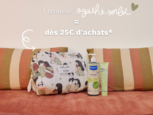 trousse Agathe Sorlet gamme bio rollover - Mustela France - 2