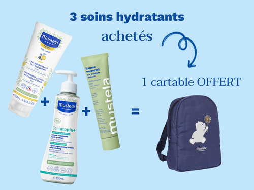 3 soins hydratants cartable offert - Mustela France - 2