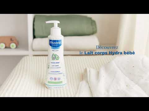 Vidéo lait corps hydra bébé à l'avocat BIO Mustela enfant - Mustela France - 5