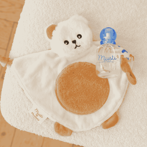 Coffret-musti-peluche-plate-orange - Mustela France - 1