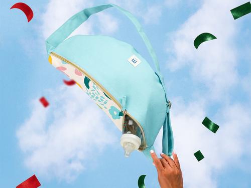 Sac Banane coton XXL - Bleu clair - Mustela France - 2