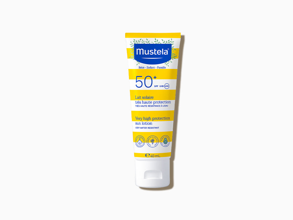 Lait solaire 40 ml protection famille mustela 