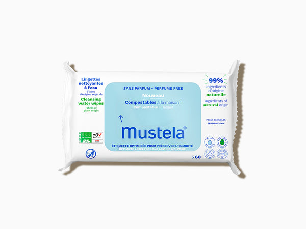 Lot De 8 Paquets De Lingettes Dodie à L'eau - 50 Lingettes Compostables Par Paquet - Soin Bébé Naturel