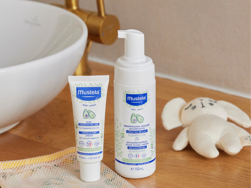 kit croutes de lait nourrisson salle de bain - Mustela France - 7