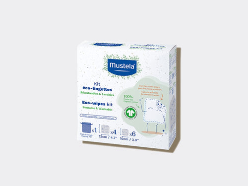 Kit éco-lingettes Réutilisables & Lavables - Mustela France - 1