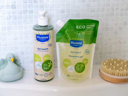 Mustela Famille Eco Recharge Gel Lavant BIO 400ml - Mustela France - 2