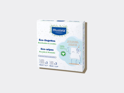 Eco-lingettes Réutilisables & Lavables - Mustela France - 2