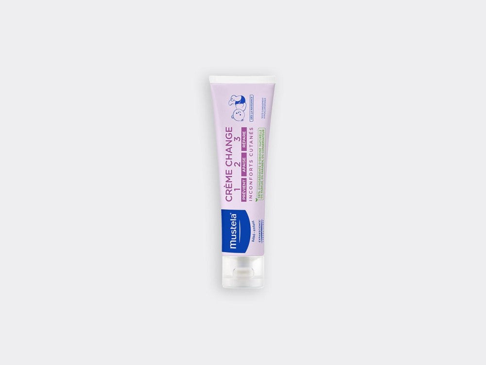 Crème change 1 2 3 bébé change toilette Mustela soins siège 