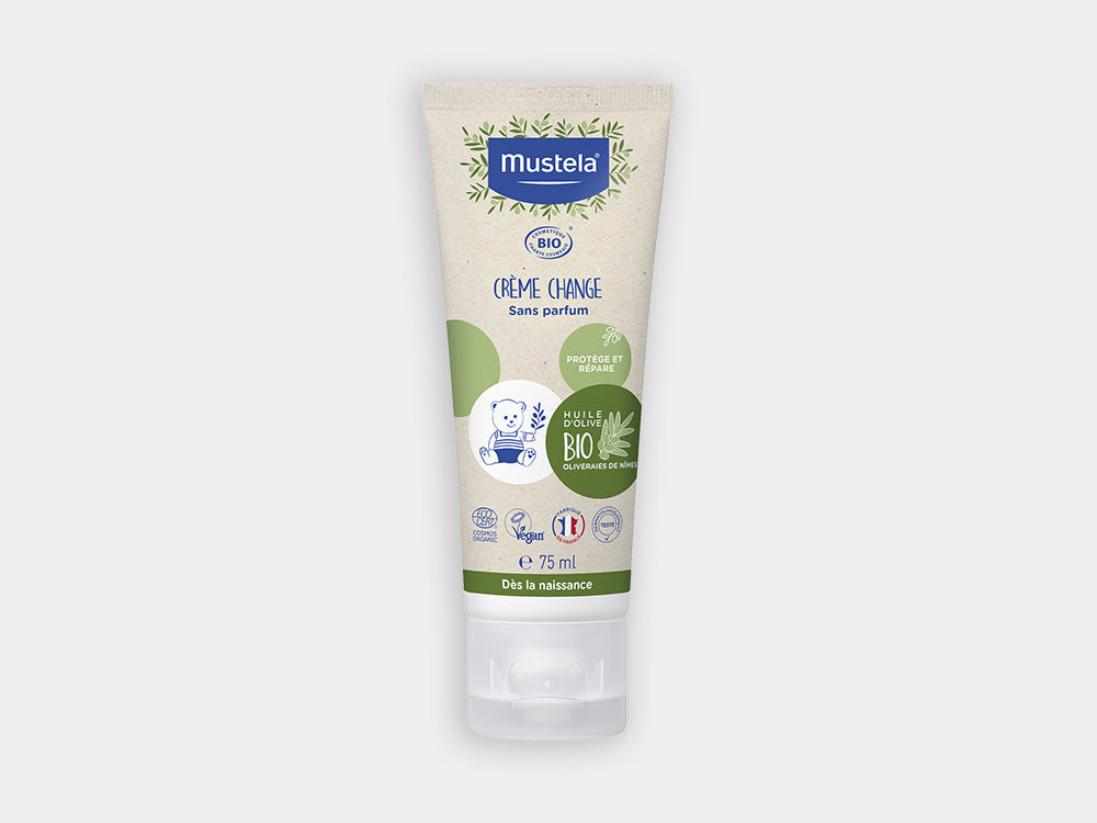 Creme change 75ml tube bébé enfant gamme bio mustela