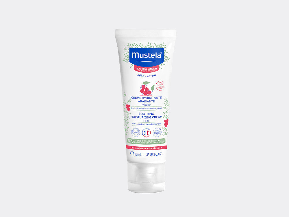 Mustela Crème hydratante apaisante au schisandra BIO bébé enfants peau sensible 