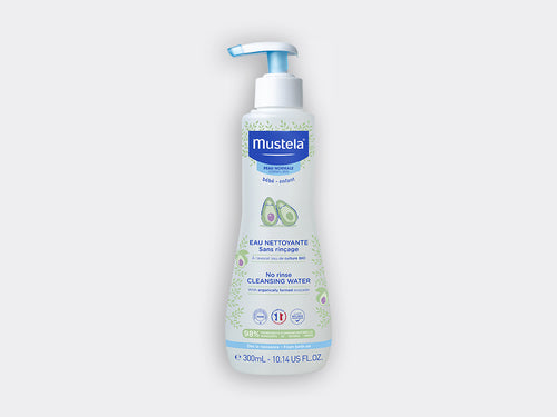 eau nettoyante sans rinçage Mustela bébé change enfant toilette à l'avocat bio - Mustela France - 3