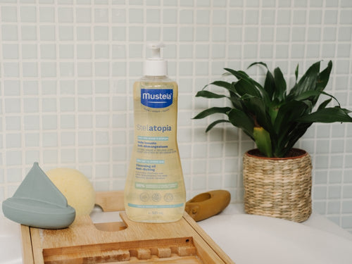 Huile lavante atopie anti-démangeaisons dermatite Mustela Stelatopia - Mustela France - 4