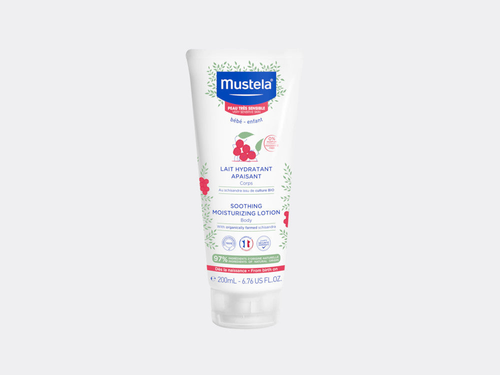 Mustela lait hydratant apaisant au schisandra  BIO bébé enfant peau sensible 