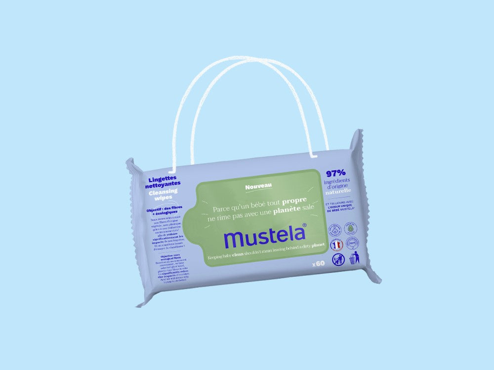 Lingettes nettoyantes pour bébé de la marque MUSTELA - Pharmacie de Sormiou  - Pharmacie de Sormiou
