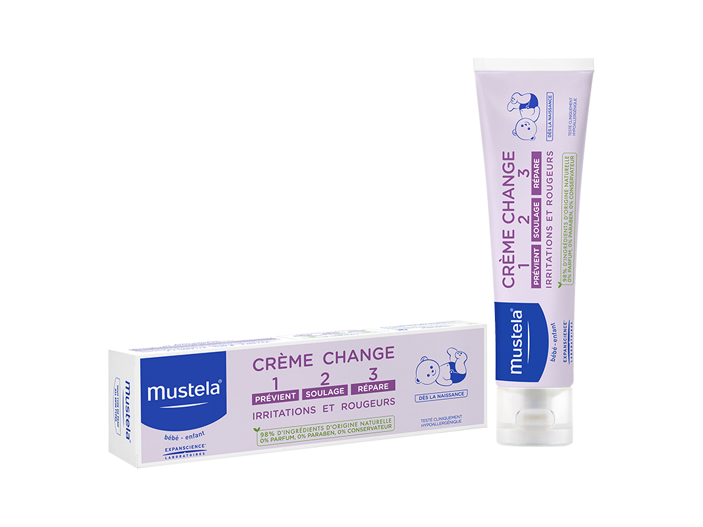 Mustela Bébé Crème change 1 2 3 - Érythème fessier - Fesses rouges