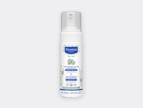 Mustela shampoing mousse nourrisson croutes de lait bébé 