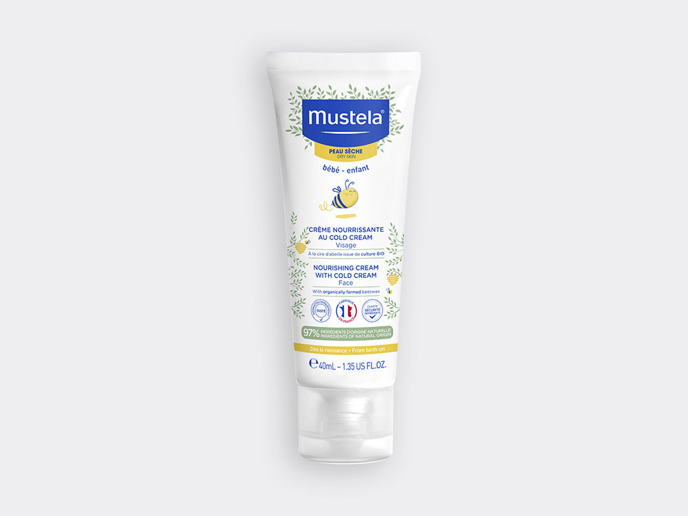 creme nourrissante cold cream cire d'abeille bio bébé enfant peau sèche mustela