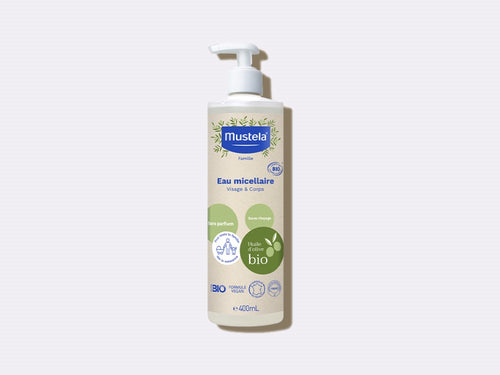 eau micellaire bio mustela visage corps  - Mustela France - 1