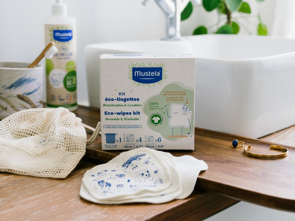 Mustela Lingettes Nettoyantes Bio 20 Pièces