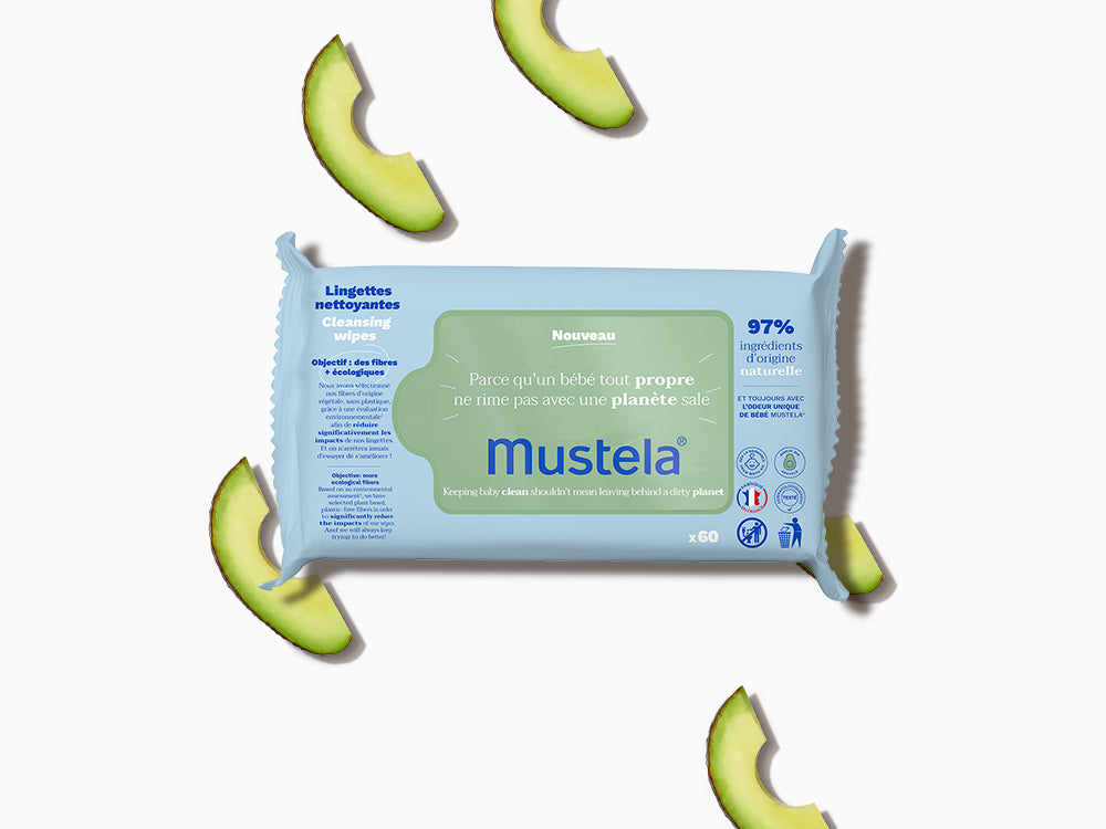 Lingettes nettoyantes à l'avocat BIO