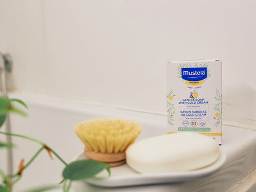 Savon surgras au Cold Cream à la cire d'abeille BIO - Mustela France - 3